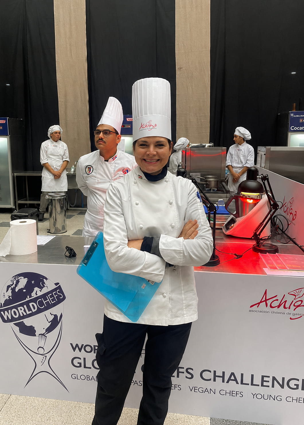 Chef Laura Rizek at the WorldChefs Global Chefs Challenge