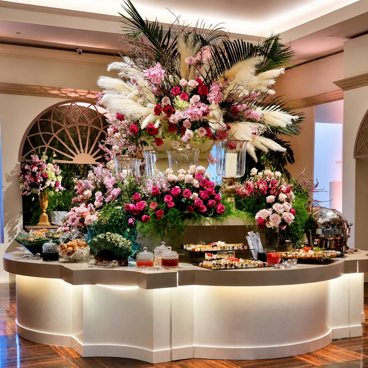 Luxury catering display