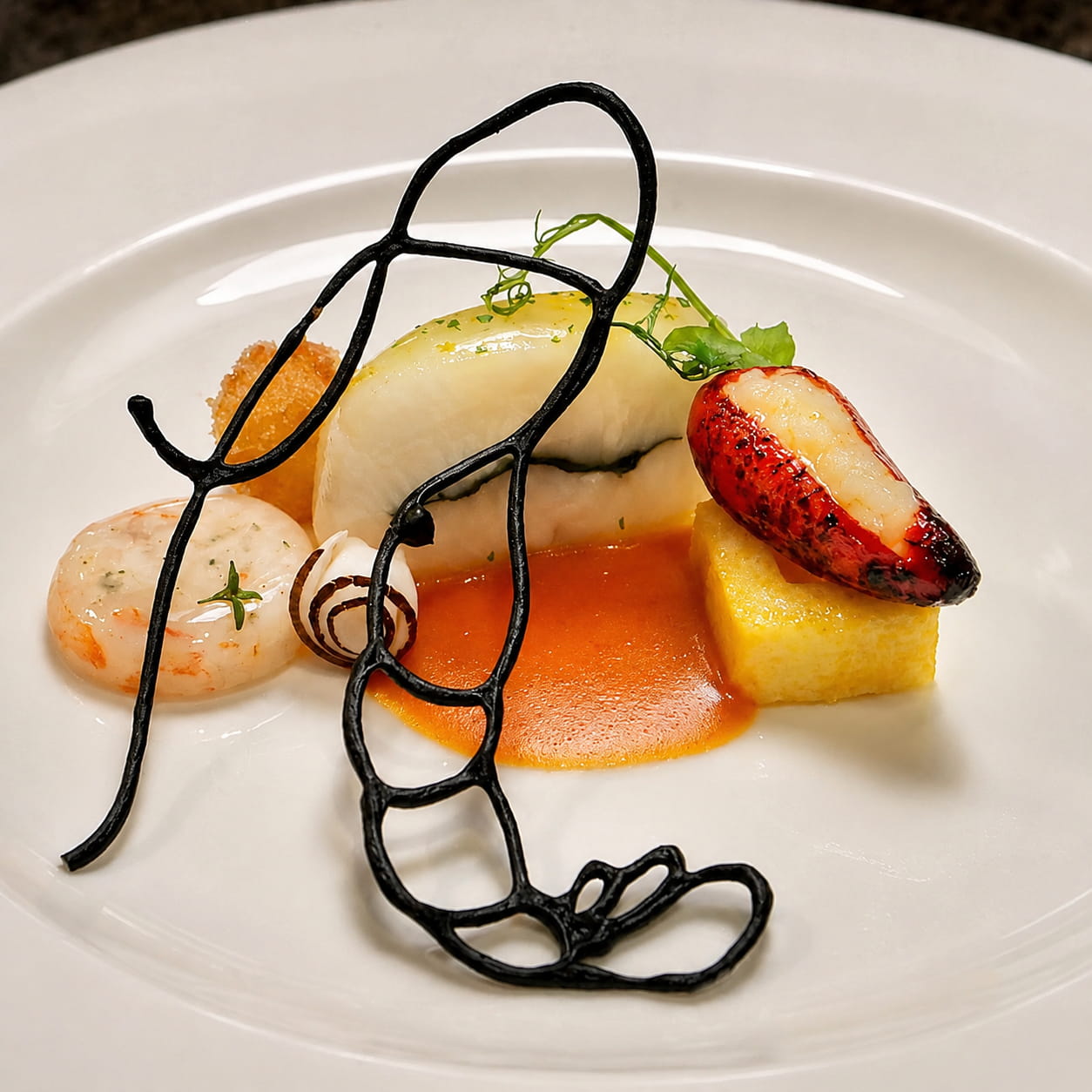 Refined plated composition